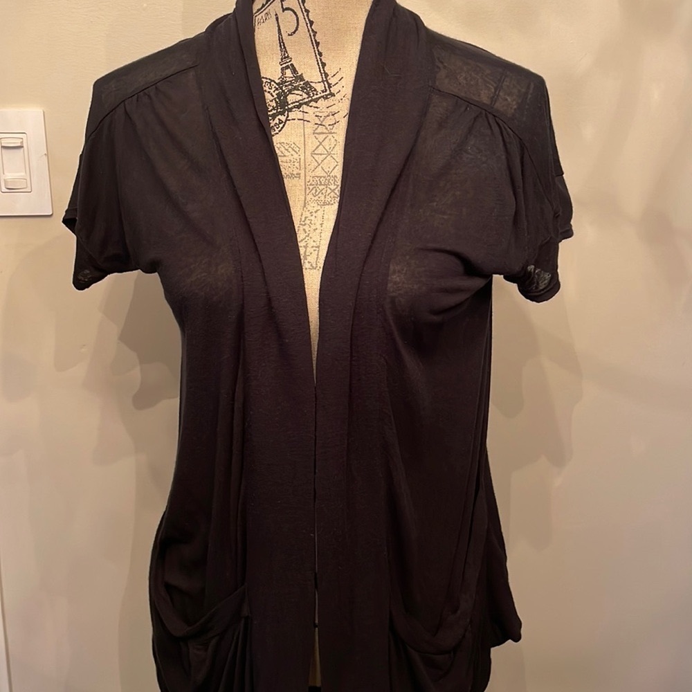 FREE PEOPLE SHORT SLEEVE CARDIGAN